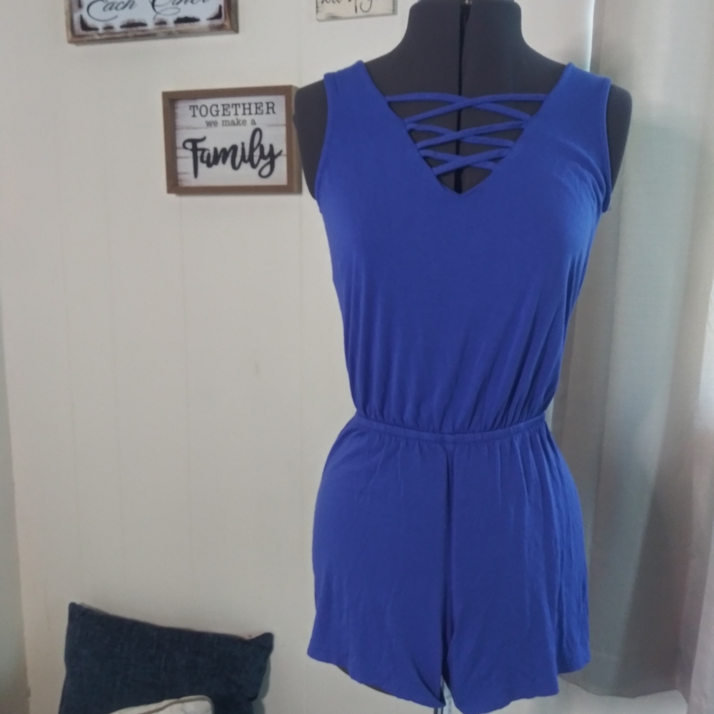 Blue Romper